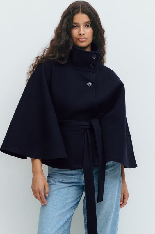 Solenne Cape Coat