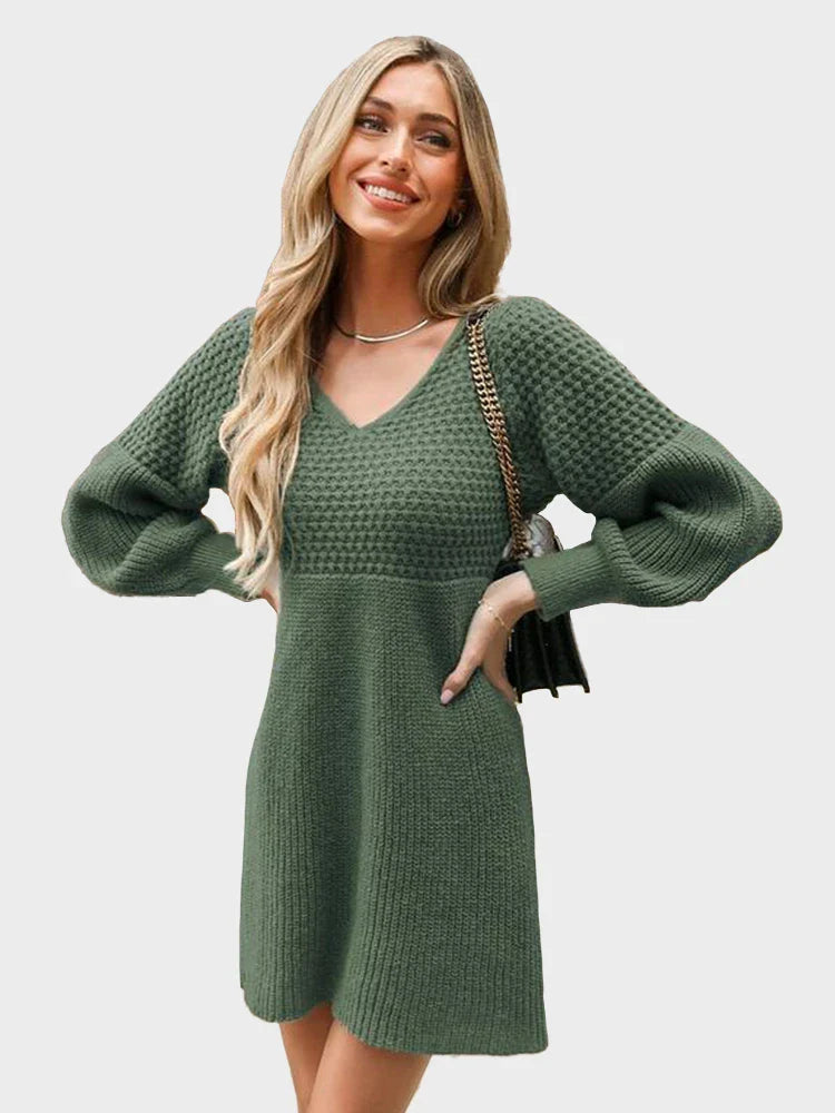 CozyKnit™ Sweater Dress