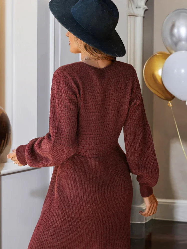 CozyKnit™ Sweater Dress
