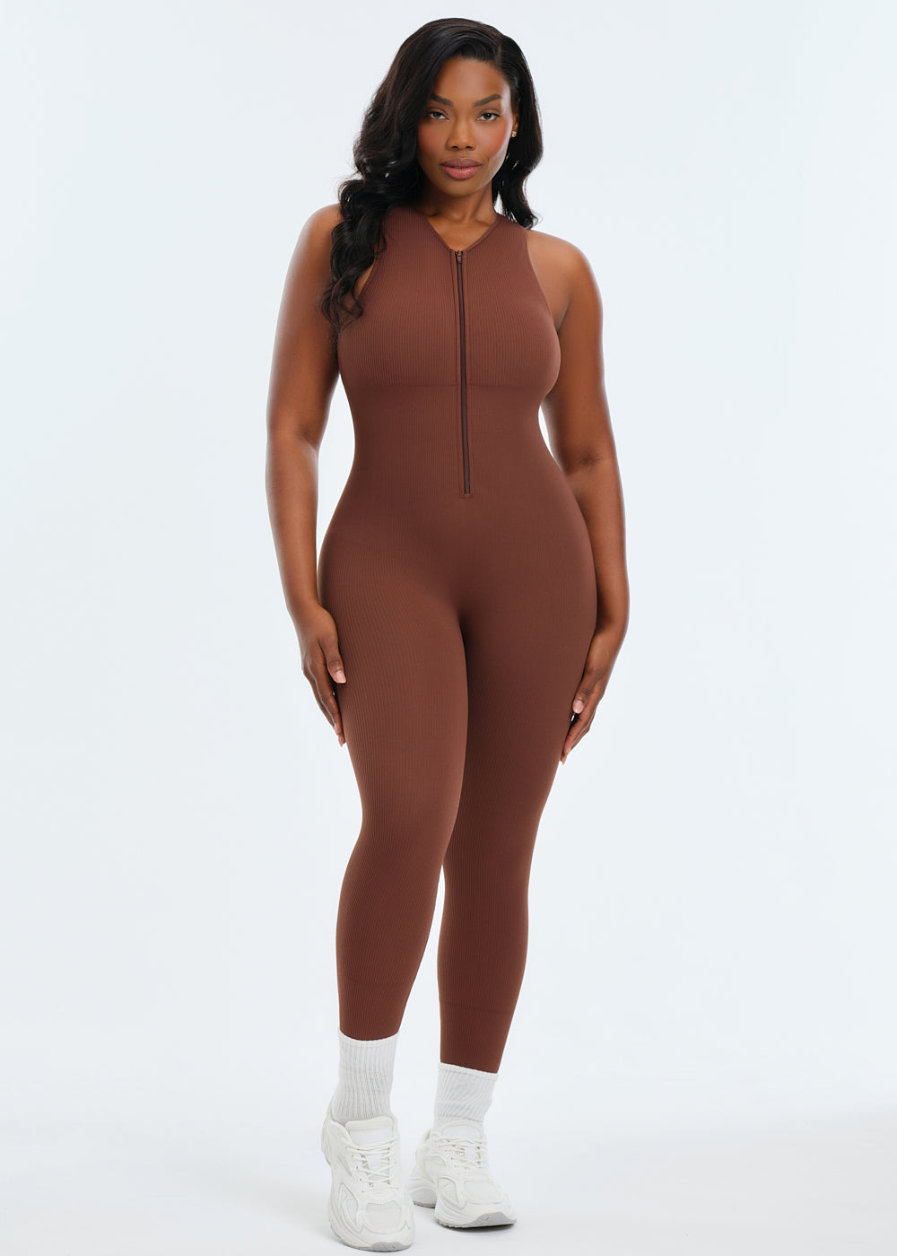 SNATCHBODY™ Front Zip Jumpsuit