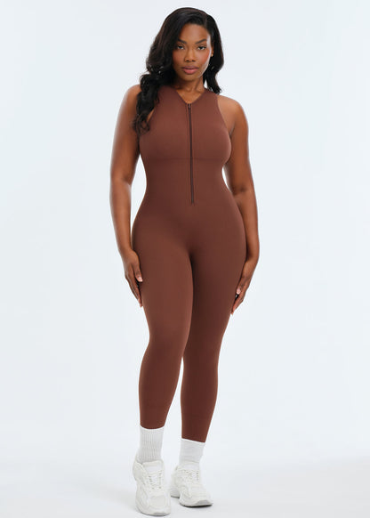 SNATCHBODY™ Front Zip Jumpsuit