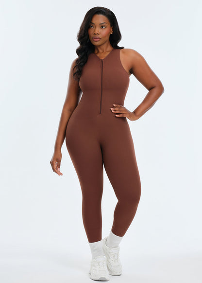 SNATCHBODY™ Front Zip Jumpsuit