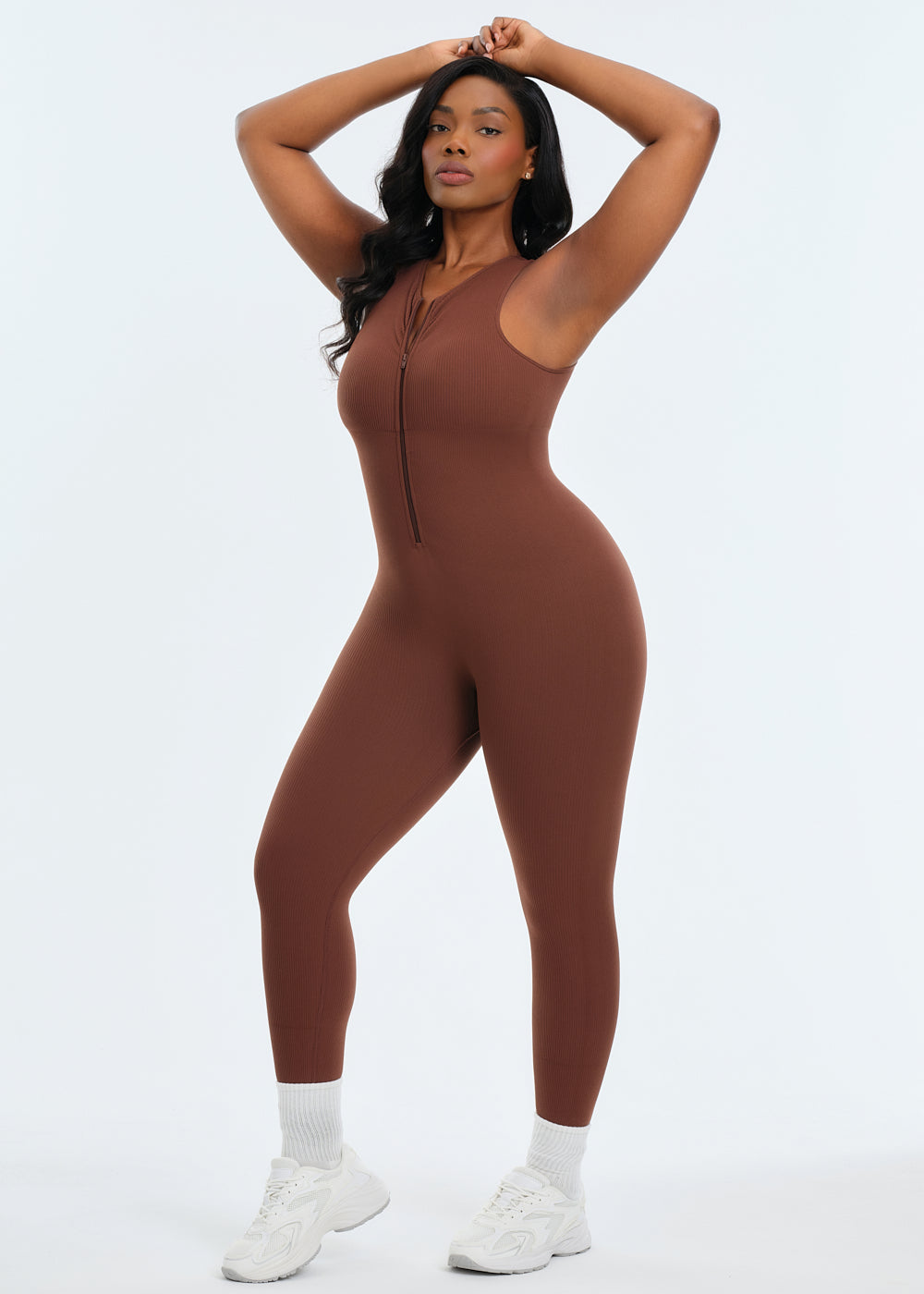 SNATCHBODY™ Front Zip Jumpsuit
