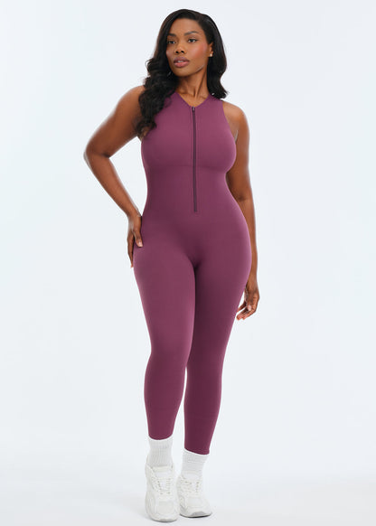 SNATCHBODY™ Front Zip Jumpsuit