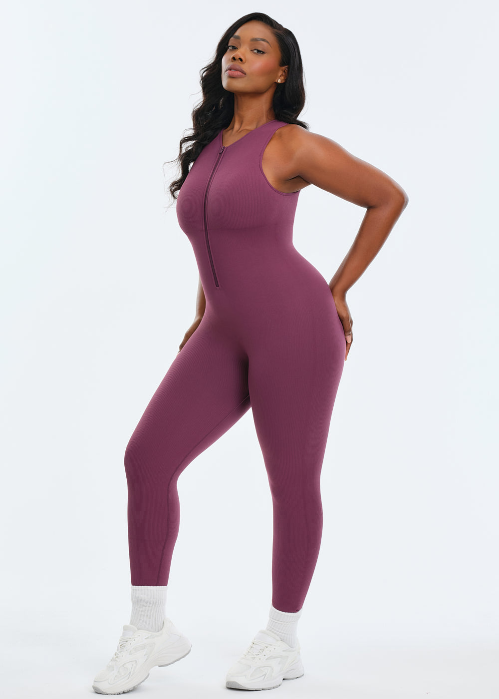 SNATCHBODY™ Front Zip Jumpsuit
