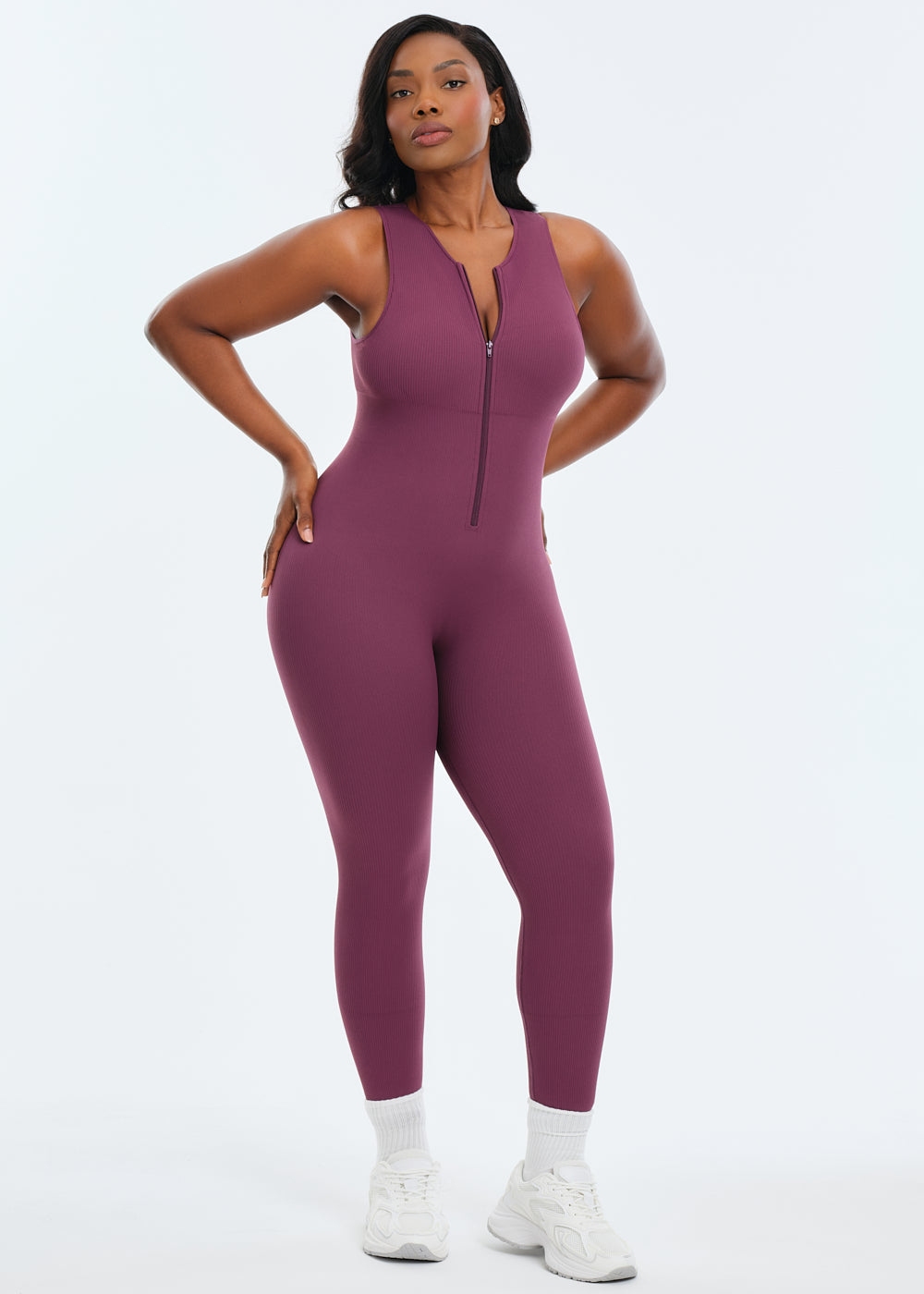 SNATCHBODY™ Front Zip Jumpsuit
