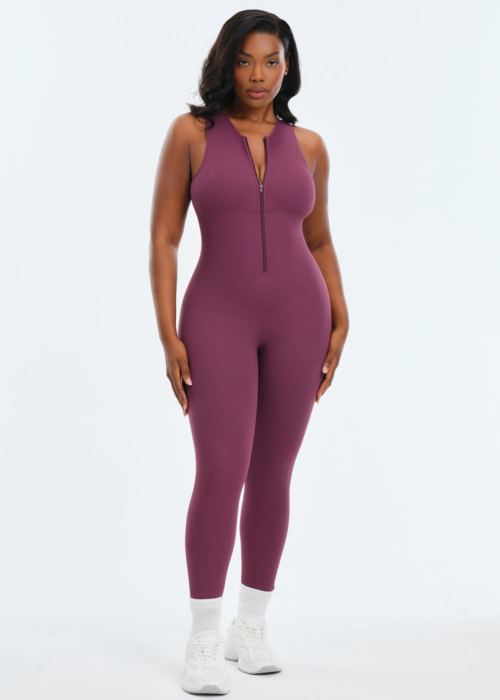 SNATCHBODY™ Front Zip Jumpsuit