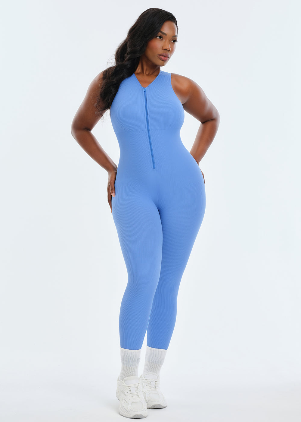 SNATCHBODY™ Front Zip Jumpsuit
