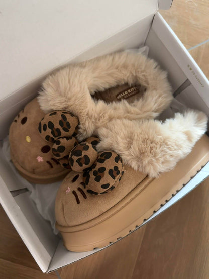 Hello Kitty Fur Shoes