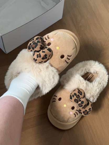 Hello Kitty Fur Shoes