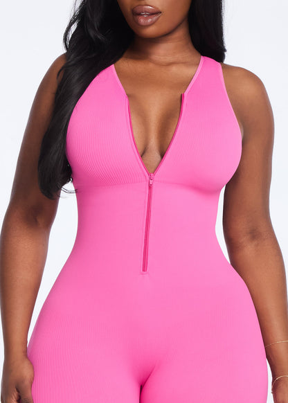 SNATCHBODY™ Front Zip Jumpsuit