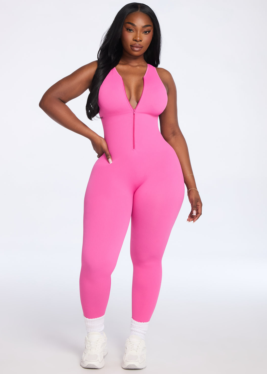 SNATCHBODY™ Front Zip Jumpsuit