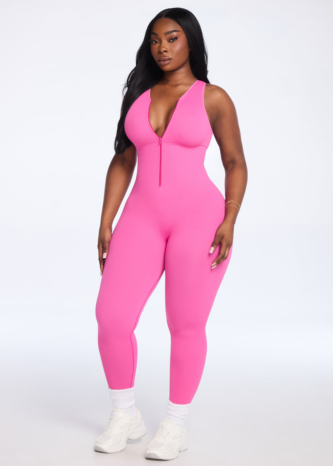 SNATCHBODY™ Front Zip Jumpsuit