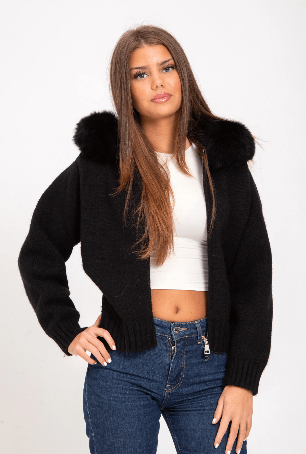 The Arctic Luxe Knit Jacket